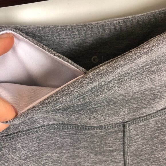 Glyder Gray Leggings Perforated Detail - Picture 5 of 7